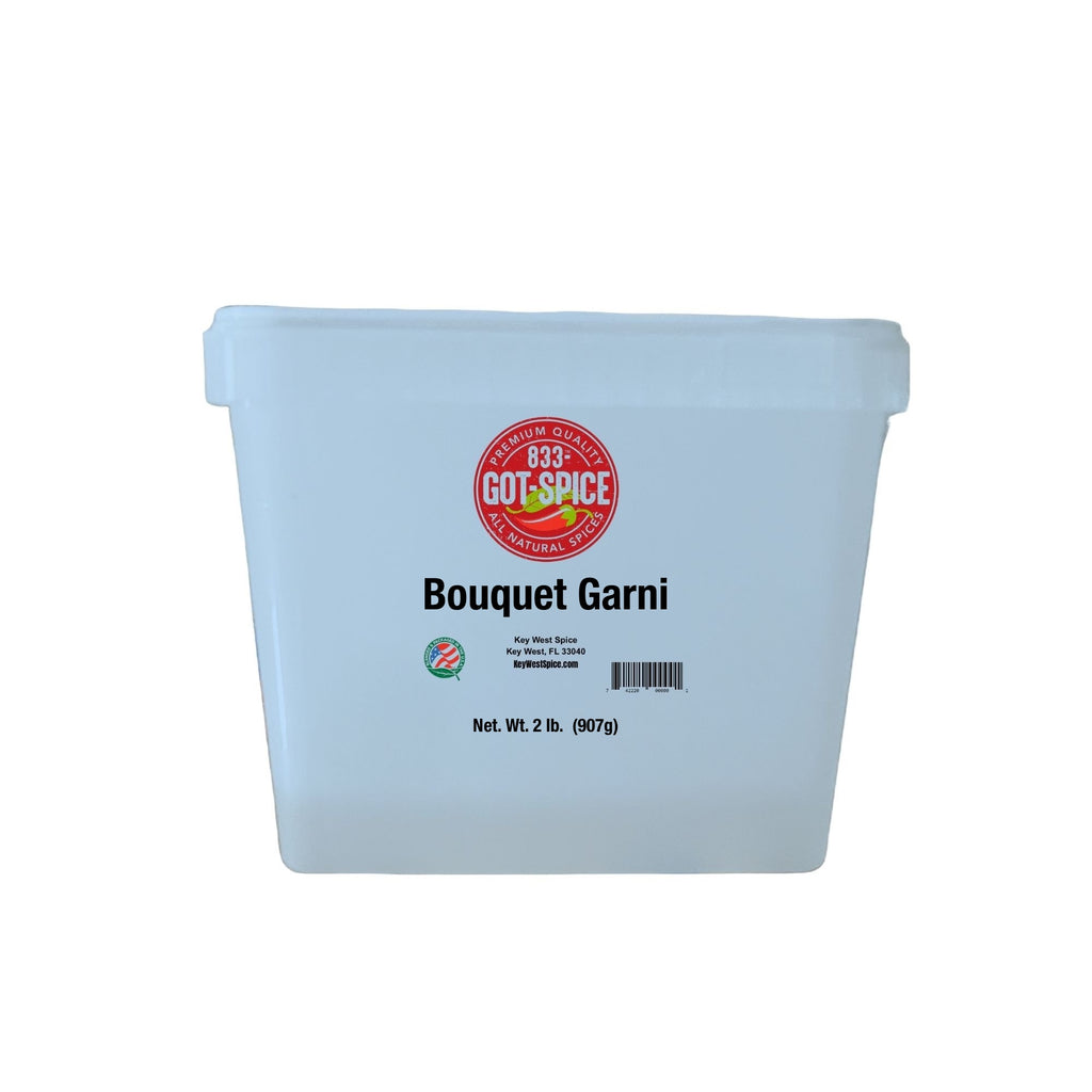 Container of Got Spice Bouquet Garni on a white background