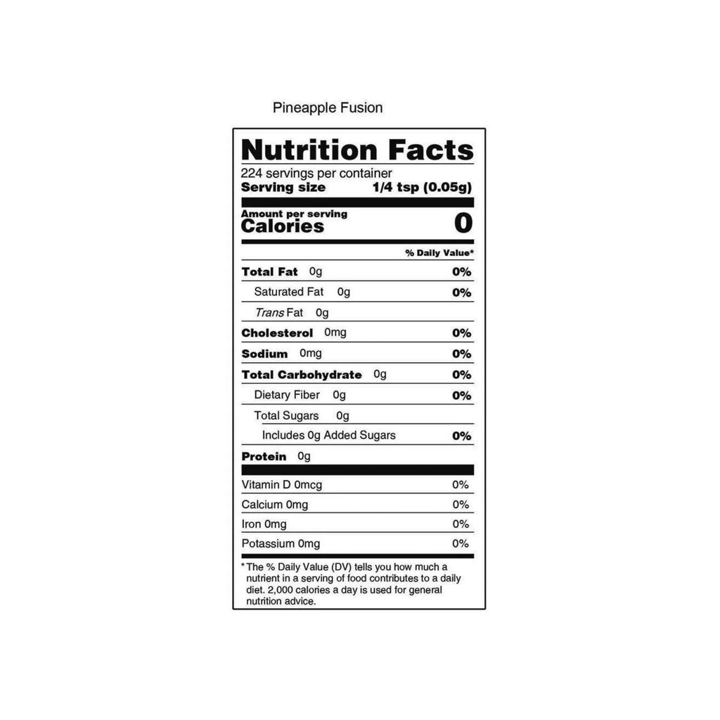 Key West Spice Pineapple Fusion seasoning in a 1.4 oz jar, salt-free and sugar-free, with visible pineapple and spice blend.