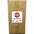 Bulk Key West Spice Rooster Seasoning jar with colorful label and spices visible, ideal for enhancing grilled or roasted dishes.