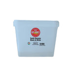 Black and white sesame seeds in a Key West Spice pail, perfect for sushi toppings and Asian cuisine garnishes.